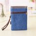 Denim Mobile Phone Bag Diagonal Cross Handbag Fashionable And Simple, Gender Neutral Small Bag For Men And Women, Change Mobile Phone Bag_viptrois.com