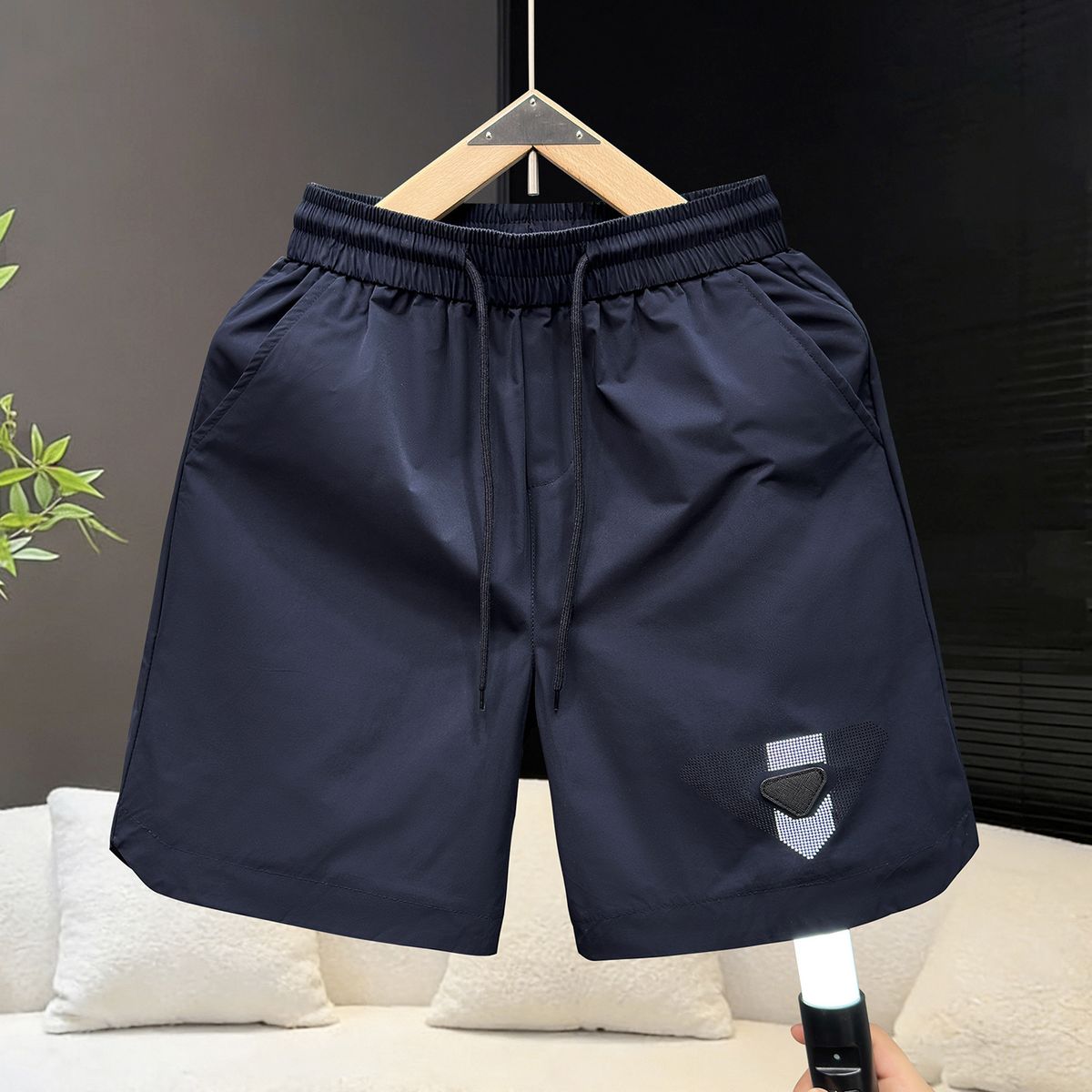 Summer Men's Quick Drying Mesh Breathable Casual Shorts Lightweight Trendy Youth Five Point Pants_viptrois.com