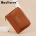 Card Bag Card Cases Women's Wallet Female High End Student Ins Style Zipper Wallet Accordion Card Holder Mini Wallet Female_viptrois.com