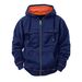 Men's Fleece Lined Zip Up Hoodie With Multiple Pockets - Winter Warm Pullover For Casual & Outdoor Activities_viptrois.com