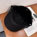 Fashion Striped Hat Men Woolen Beret Autumn Winter Warm Casual Forward Duckbill Cap Trendy_viptrois.com