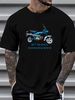 T-Shirt ST70 Dax Monkey Bike Motorbike Motorcycle Biker Short Sleeve Crew Neck Breathable Homme Graphic Stylish Designer Clothes Soft Fashion_viptrois.com