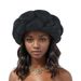 New African hot selling pure color exaggerated decorative sponge flower braid headband headband_viptrois.com