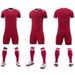Men's Clothing Fast wholesale adult children's short-sleeved suits sports team uniforms printed number football uniforms training suits men and women_viptrois.com