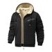 Cozy Fleece Hooded Sweatshirt For Men & Women - Soft Sherpa Lining, Warm Winter Pullover, Unisex Casual Streetwear (EU Sizing)_viptrois.com