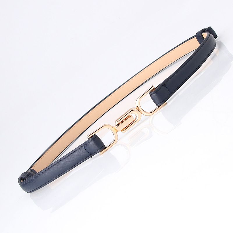 New style women's buckle adjustable belt fashionable and elegant dress suit decoration small belt student pants belt _viptrois.com