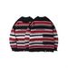 Men's Clothing Autumn/Winter Striped Sweater For Men, Loose High Street Knitwear, Winter Sweater Jacket_viptrois.com