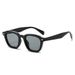 Vintage Square Sunglasses - Classic Black Frame & UV400 Protection | Minimalist Retro Style For Women & Men_viptrois.com