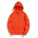 Men's Clothing retro pure cotton sweater jacket pullover solid color large size hoodie_viptrois.com