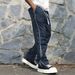Summer Trendy Men's Straight Leg Pants Outdoor Versatile Drawstring Casual_viptrois.com