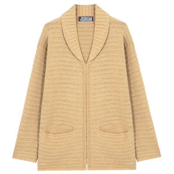 Foreign Trade Men's Clothing Autumn Winter Mid-Length Cardigan Sweater Casual Turn-Down Collar Long Sleeve_viptrois.com