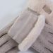 Women's Gloves Autumn And Winter Cashmere Gloves For Women With Rabbit Fur And Velvet, Finger Separated, Touch Screen, Cycling Windproof And Warm_viptrois.com