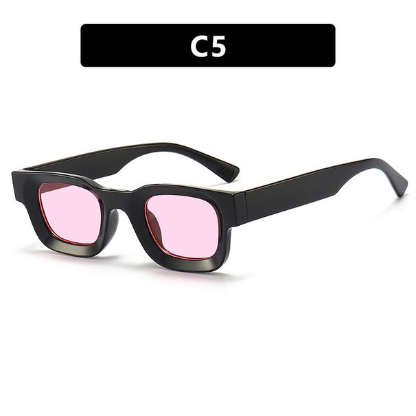 Men's Sunglasses Small Frame Concave Sunglasses Concave Style Retro Hip Hop Punk Sunglasses Sunglasses Anti Ultraviolet_viptrois.com