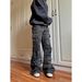 Men's Vintage Camo Jeans – Relaxed Fit Straight To Slightly Flared Denim Pants With Washed Effect (S-XXXL)_viptrois.com