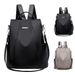 Kjiuyou Solid Color Women Large Capacity Anti-theft Oxford Cloth Shoulder Bag Backpack_viptrois.com