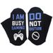 Two-color mid-tube floor socks sole English letter non-slip adhesive casual game socks_viptrois.com