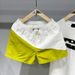 Men’s Clothing New Simple And Comfortable Shorts Three Quarter Pants Men's Casual Sports Pants Three Quarter Pants Breathable Quick Drying_viptrois.com