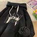 Heavy Stiff Hooded Sweater Men's Spring And Autumn American Trendy Brand Teen Autumn And Winter Burgundy Fleece Hoodie Jacket_viptrois.com