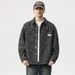 Men's Clothing high end jacquard craft denim shirt men's spring and autumn retro washed old lapel casual shirt jacket men_viptrois.com