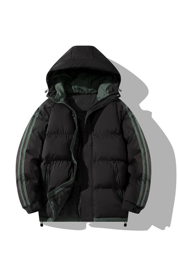New Winter Men's Padded Jacket Men's Casual Fashion Hooded Padded Jacket Thickened Warm Men's Jacket_viptrois.com